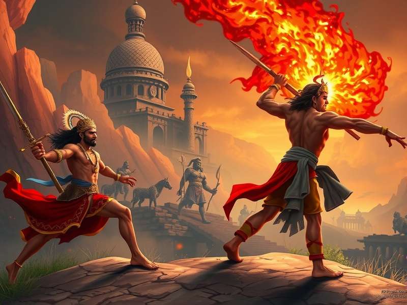 Lanka Odyssey Ramayana Quest Epic Battle Scene